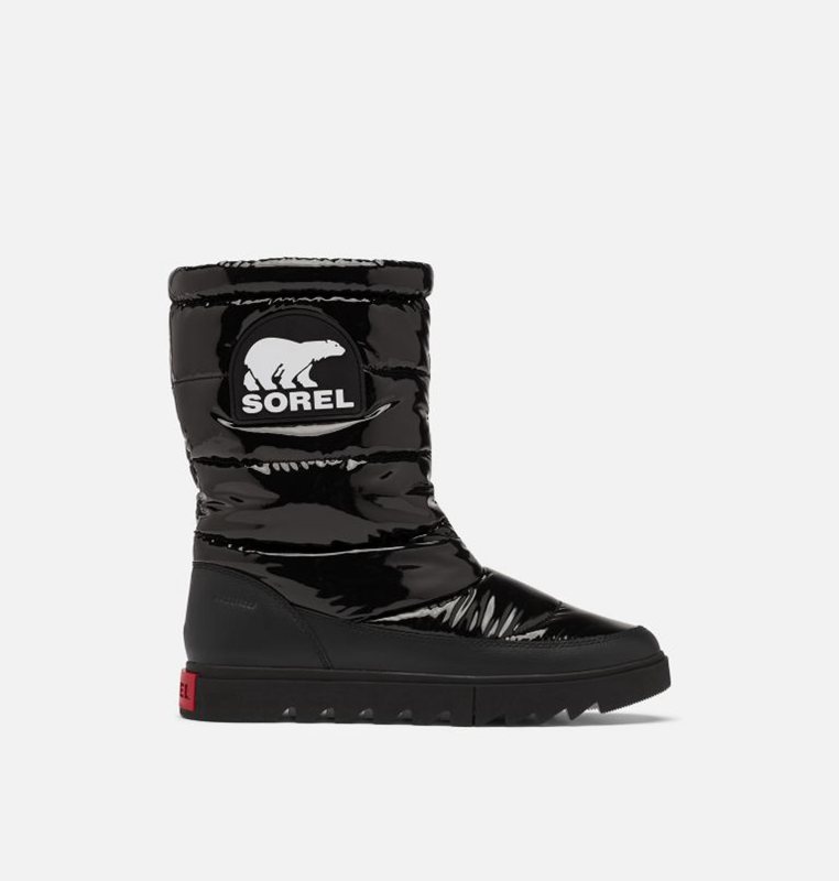 Sorel Kadın Joan Of Arctic™ Next Lite Mid Puffy Kısa - Kar Botu Siyah - 307-WFDCIK